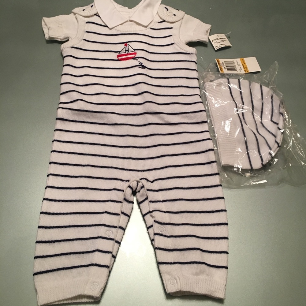 NWT: 3-Piece Set: First Impressions Overalls